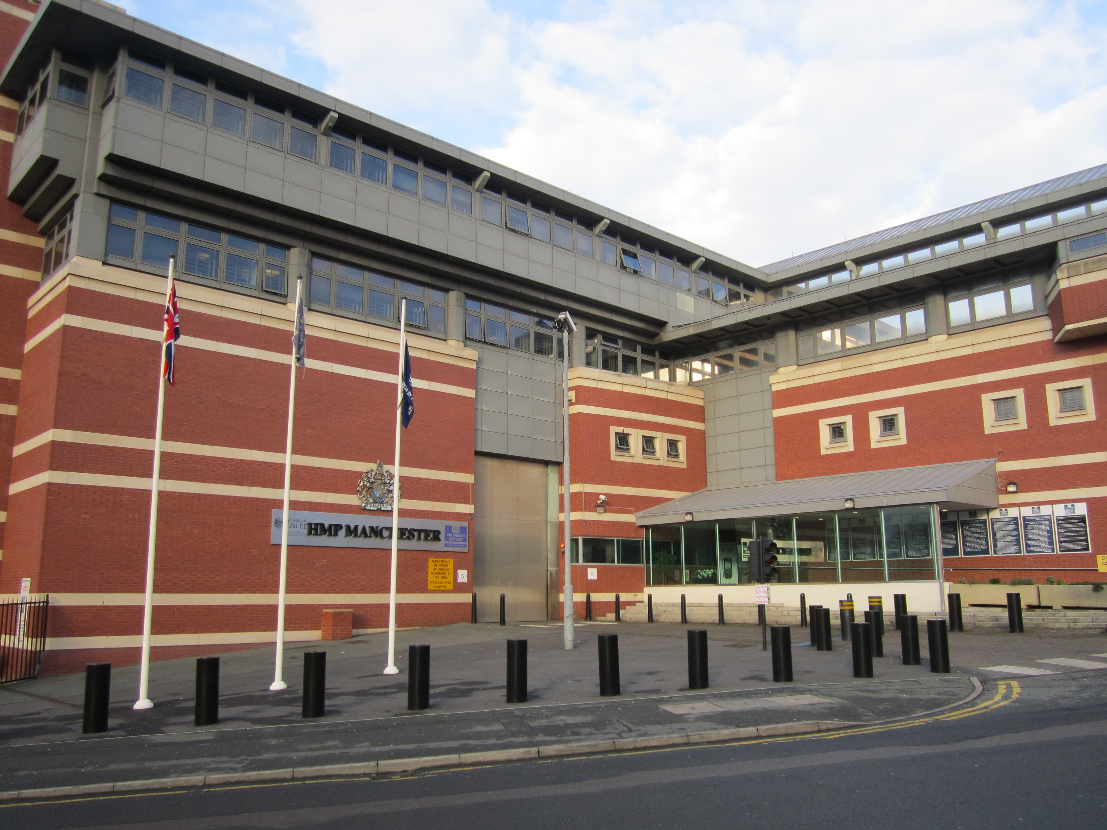 Exterior view of HMP Manchester